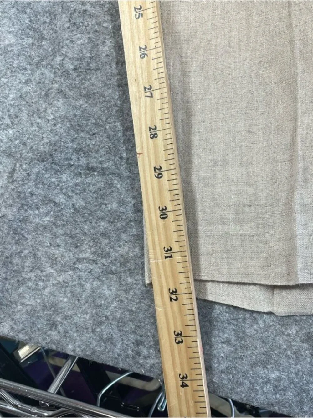 Vintage Linen Pleated Dress Pants Beige 36 Quiet Luxury Trouser Made in Italy